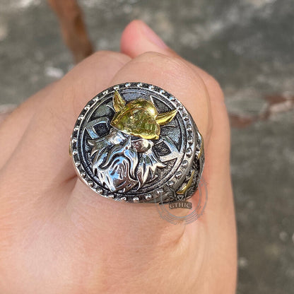 God of War Odin Sterling Silver Viking Ring