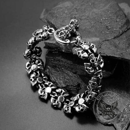 Gothic Skull Domineering Stainless Steel Bracelet