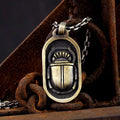 Egyptian Style Beetle Brass Pendant