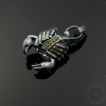 Blazing Scorpion Copper Animal Pendant