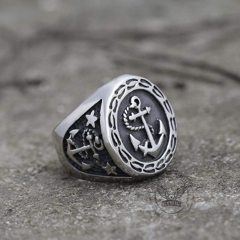 Anchor Stainless Steel Marine Ring