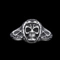 Headstone Skull Ring