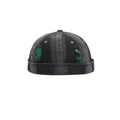 Hip Hop Ripped Washed Brimless Denim Hat