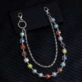 Iridescent Beaded Double-layer Hip-hop Alloy Pants Chain