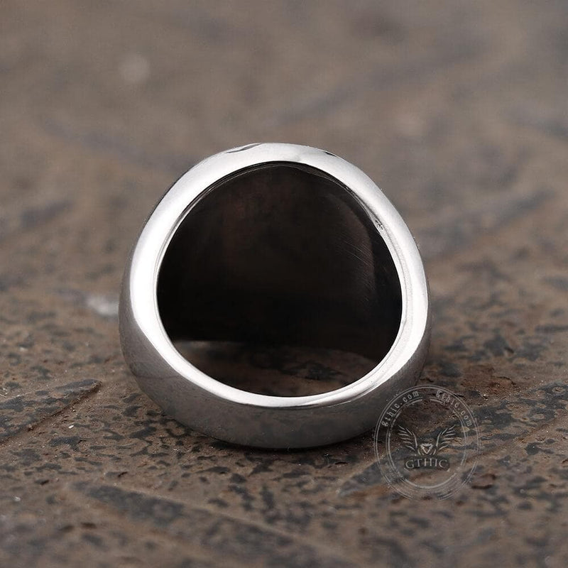 Jesus Portrait Stainless Steel Ring