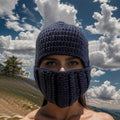 Knight Helmet Knitted Balaclava Hat