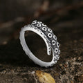 Kraken Octopus Arm Stainless Steel Ring