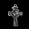 Lion Byzantine Cross Pendant