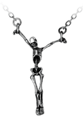 Lost Soul Skeleton Pendant With Shackled Chain