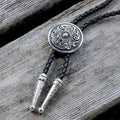 Round Embossed Bolo Tie