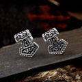 Mjöllnir Hammer Stainless Steel Viking Earring