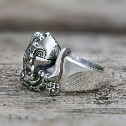 Mot��rhead Stainless Steel Warpig Finger Ring