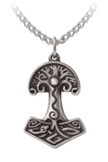 Norse Yggdrasil Hammer Pendant With Celtic Detailing