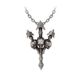 Deadly Trident Pendant Necklace by Alchemy Gothic