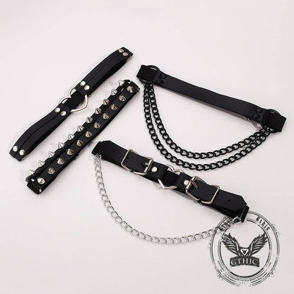 Personalized Lolita Love Chain Gothic Style Thigh Ring