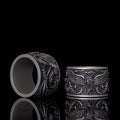 Phoenix Pattern Sterling Silver Ring