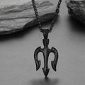 Poseidon Trident Necklace Ancient Greek Mythology Pendant