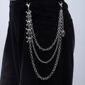 Punk Cross Skull Multilayer Alloy Pants Chain