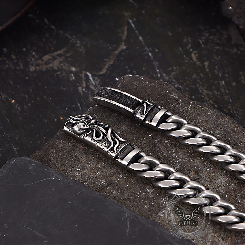 Punk Deep Sea Octopus Stainless Steel Bracelet