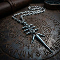 Punk Spiked Piercing Stainless Steel Clavicle Necklace