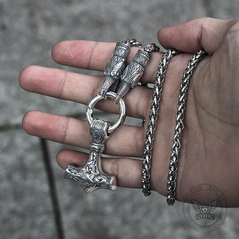 Raven & Hammer Stainless Steel Necklace