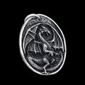Retro Dragon Round Pendant