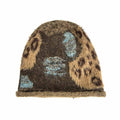 Retro All-match Colorblock Plush Beanie Hat