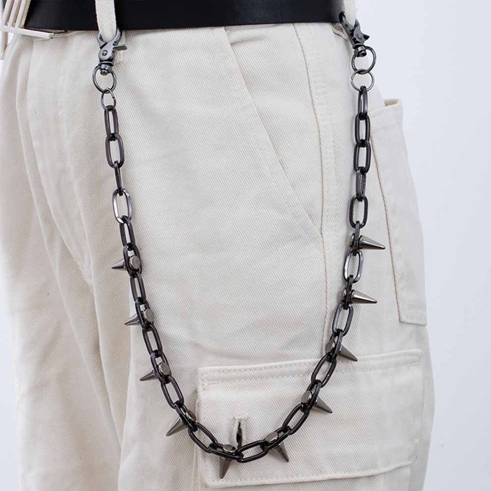 Retro Rock Spiked Punk Alloy Pants Chain