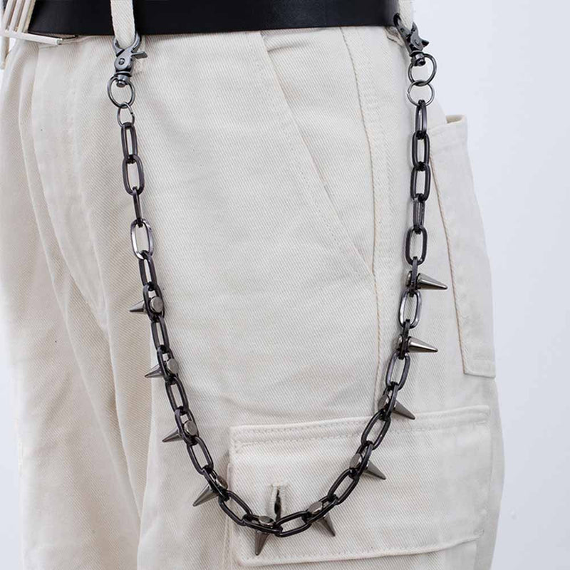 Retro Rock Spiked Punk Alloy Pants Chain