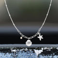 Simple Starfish Shell Stainless Steel Necklace