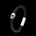 Skullbound Leather Bracelet
