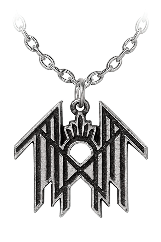Sleep Token Logo Pendant in Antiqued English Pewter