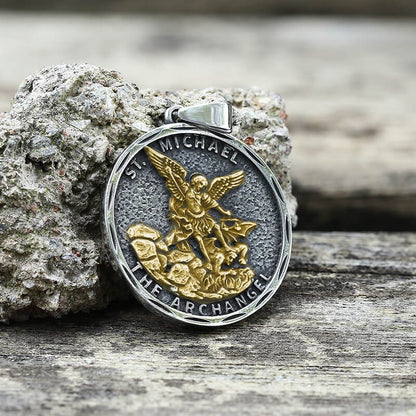St. Michael Archangel Stainless Steel Pendant