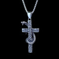 The Serpent on the Cross of Christ Pendant