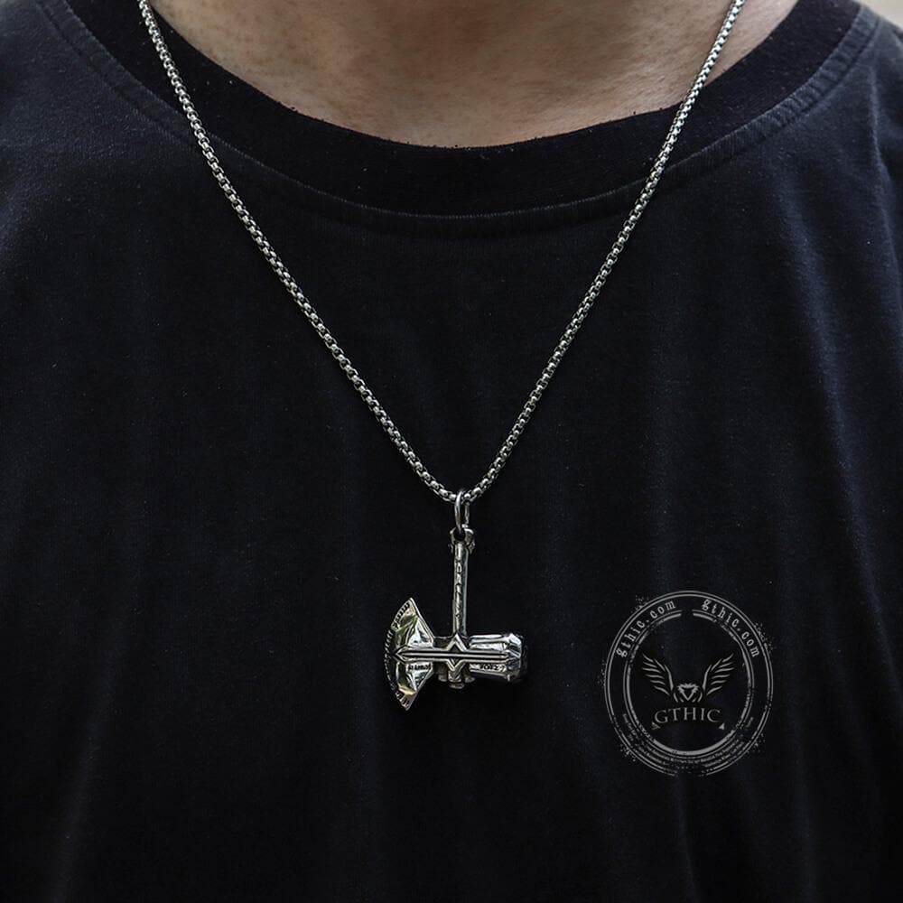 The Stormbreaker Stainless Steel Pendant