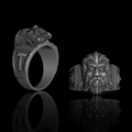 Viking God Thor's Hammer Sterling Silver Ring