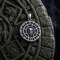 Viking Skull Coin Stainless Steel Nordic Rune Pendant