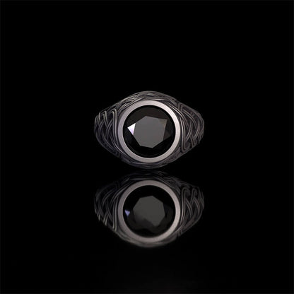 Celtic Knot Gemstone Sterling Silver Ring