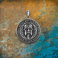 Celtic Knot Pirate Head Stainless Steel Pendant