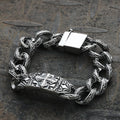 Cross Pattern Stainless Steel Bracelet