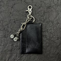 Dice Gem Feather Pu Leather Waist Wallet