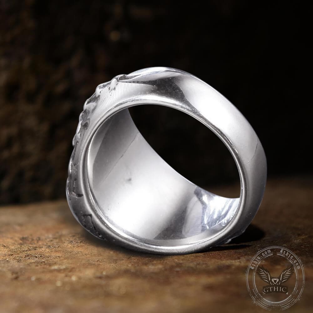 Dragon Eye Stainless Steel Ring