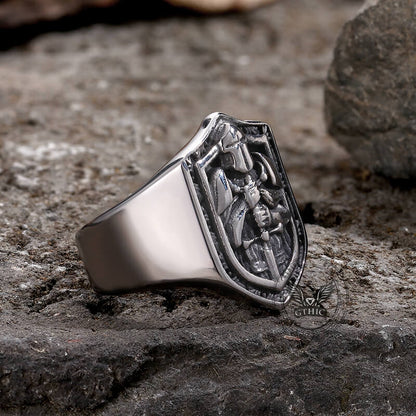 Knights Templar Crusade Stainless Steel Ring