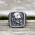 Octopus Skull Stainless Steel Ring