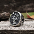Reaper Scythe Stainless Steel Skull Ring