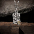 Runes Vegvisir Sterling Silver Viking Necklace