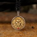 Seven Realms Gem Lion Sterling Silver Pendant