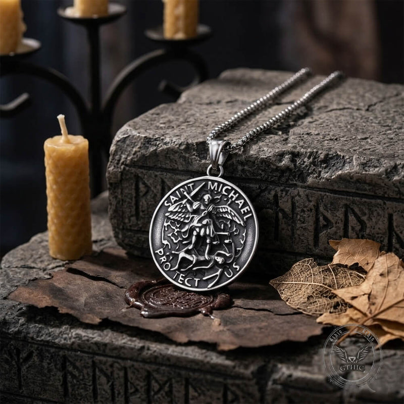 St. Michael Archangel Stainless Steel Sacred Pendant