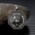 Tiger Head Stainless Steel Pendant