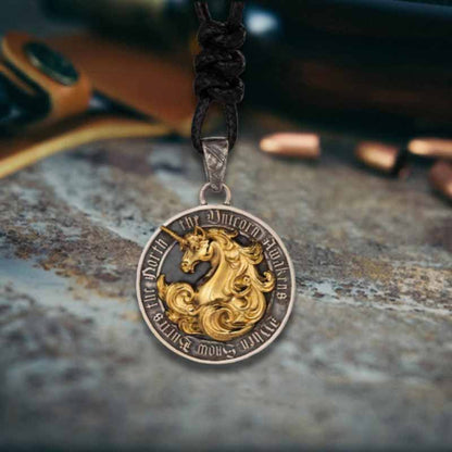 Unicorn Sterling Silver Animal Pendant